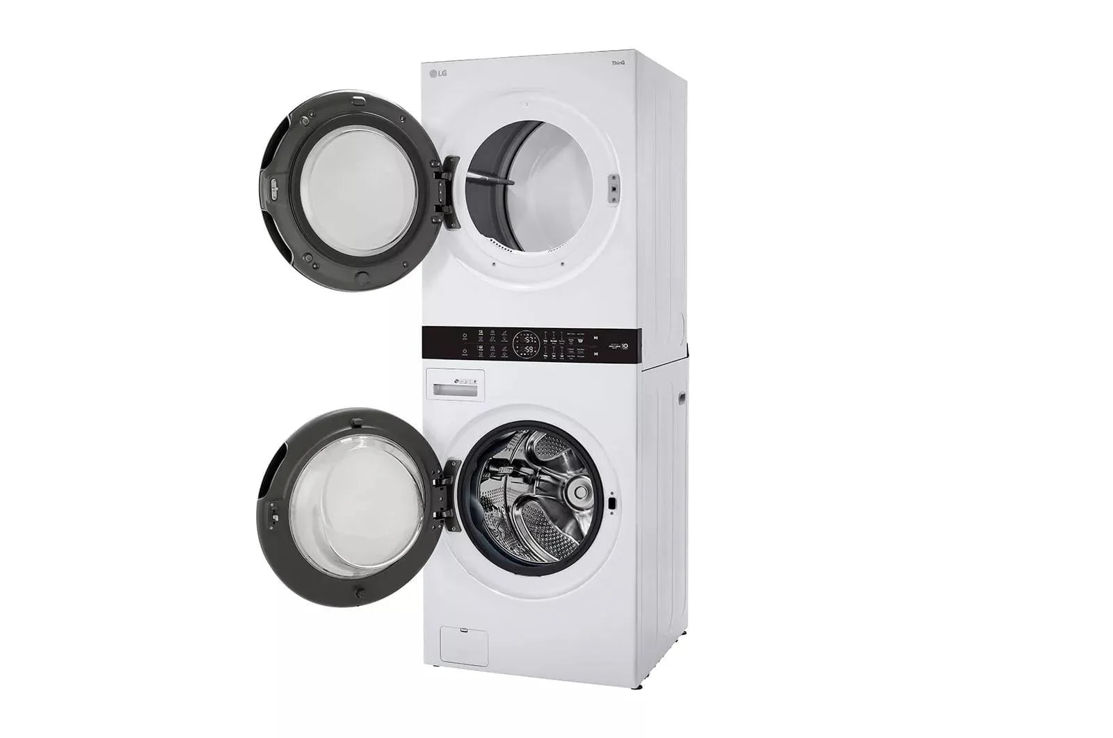 LG WKE100HWA Combination Washer Electric Dryer Gray Y3361