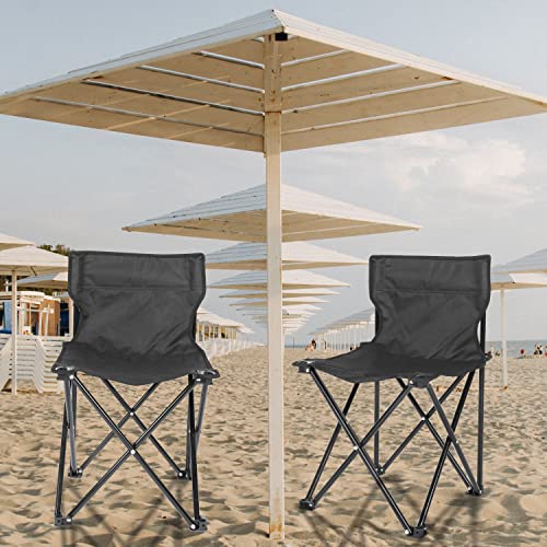 YSSOA Removable Footrest Reclining Camping Chair, Black J500901