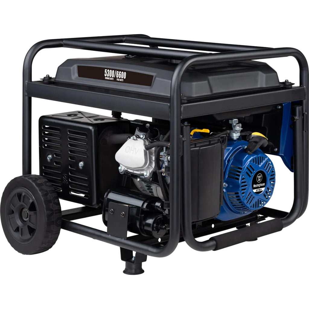 Westinghouse 6600 Peak Watt Gas Powered Portable Generator with Remote Electric Start Q913