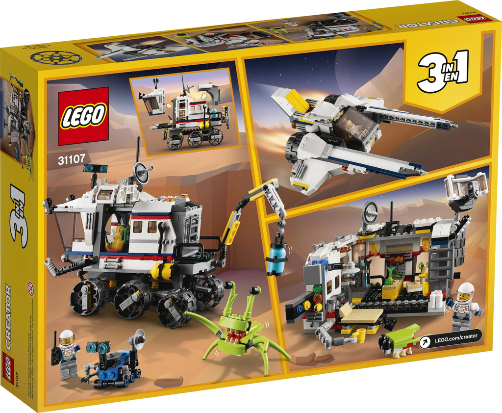 LEGO Creator 3in1 Space Rover Explorer 31107 Building Toy for Kids Ages 8+ B8236