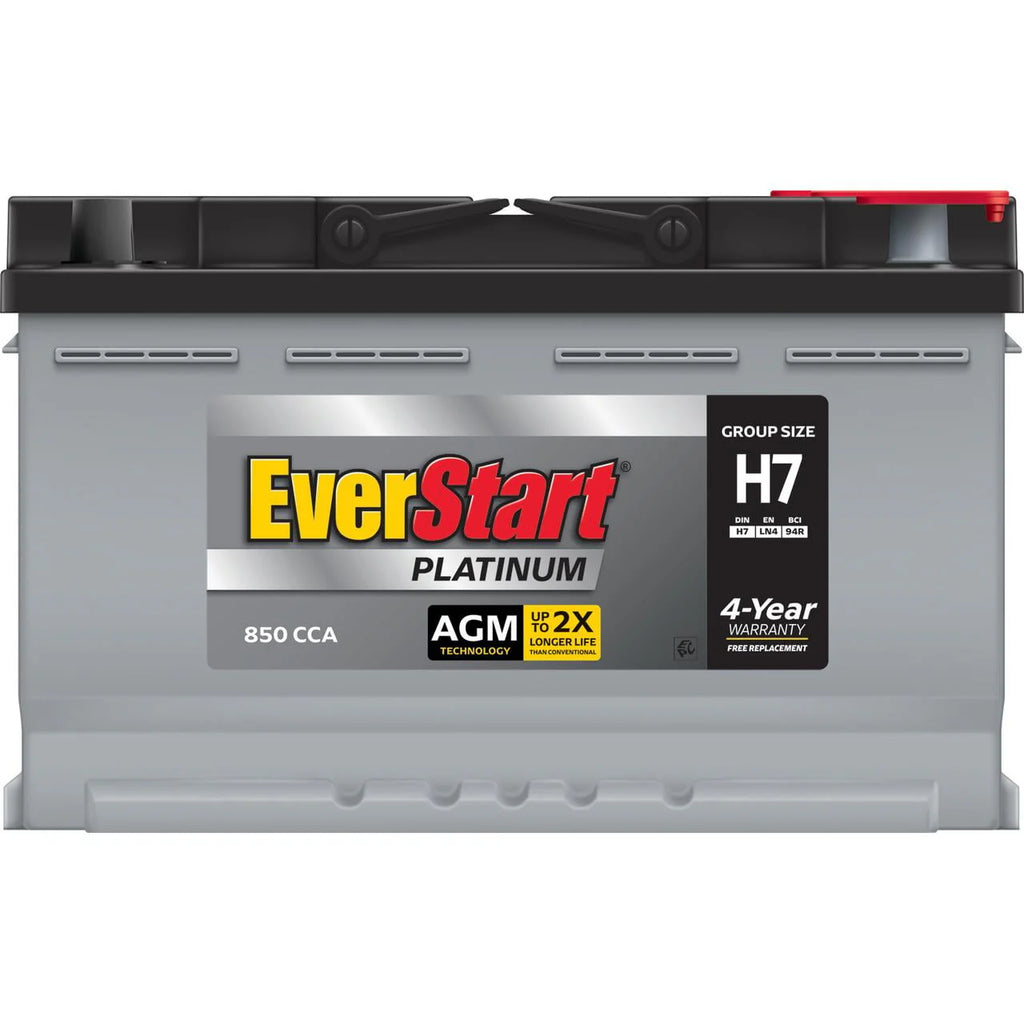 EverStart Platinum AGM Automotive Battery Group Size H7 12V 800 CCA A393