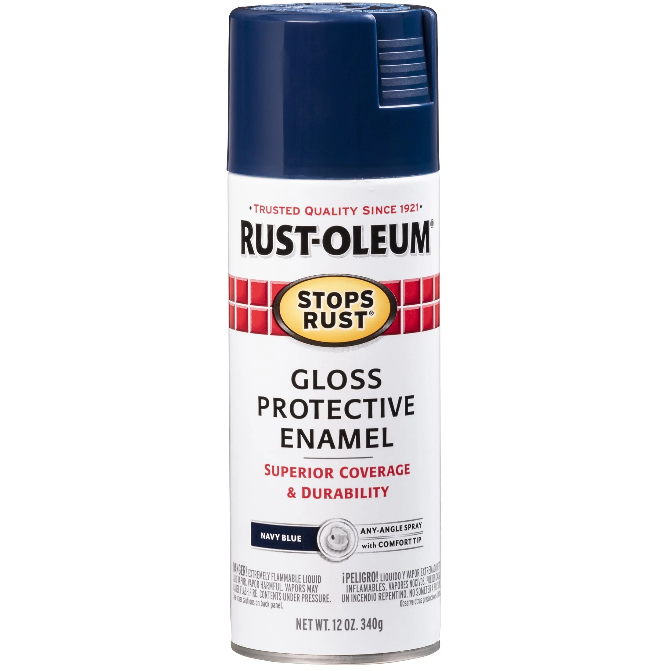 Rust-Oleum Stops Rust Satin Protective Enamel Spray Paint 285092, 12 oz Y531