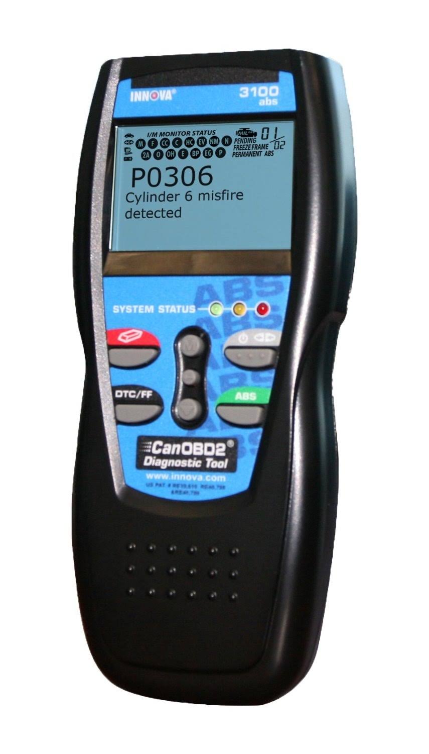 Innova 3100 Diagnostic Scan Tool/Code Reader with ABS and Battery Backup for - Avayadevconnect