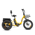 Addmotor Step-Thru Electric Trike, Fat Tire Electric Tricycle for Adults with Basket, 750W 48V 20Ah 3 Wheel Electric Bicycles for Seniors, M-330II Black