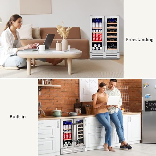 Electric Humidor Cabinet 35L with Digital LED Screen and Humidity Control C6096