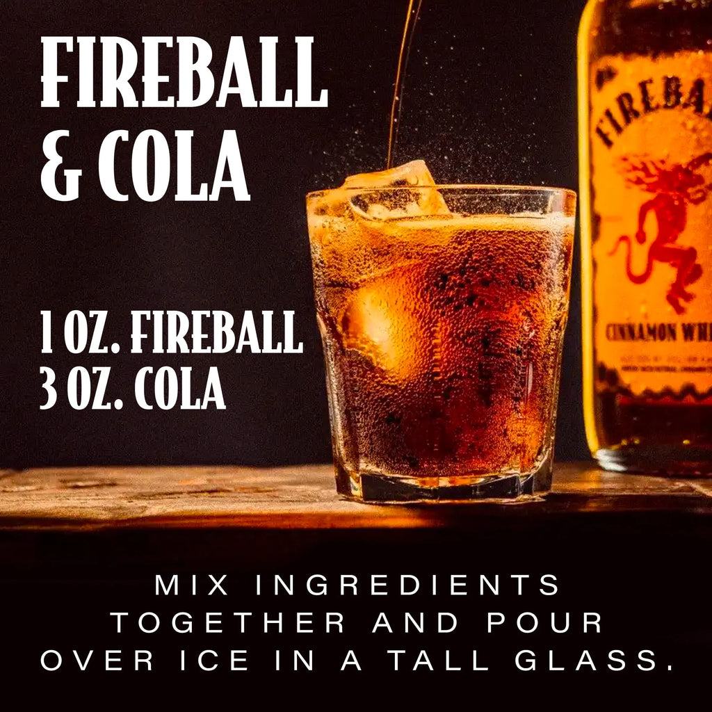 Fireball Cinnamon Whiskey, 750ml, 33% Alcohol S948953