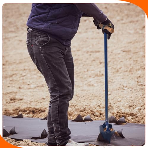 Hand Auger Post Hole Digger 6"x46" with Hardwood T Handle H957