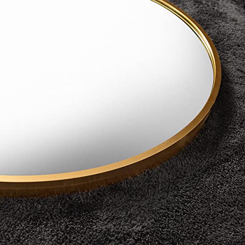 Arched Floor Mirror 58"x18" Full Length with Stand, Aluminum Frame, Black S856658
