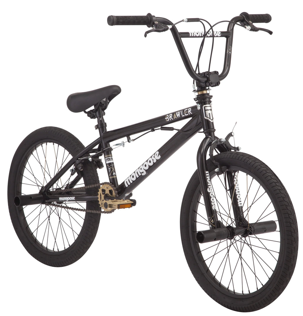 Mongoose BRAWLER Boys' Freestyle BMX Bike, 20