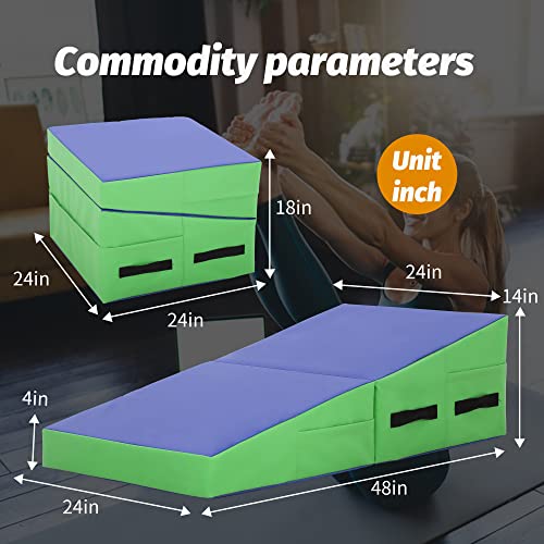 BestMassage Gymnastics Mat Folding Tumbling Mat with Handle G7001