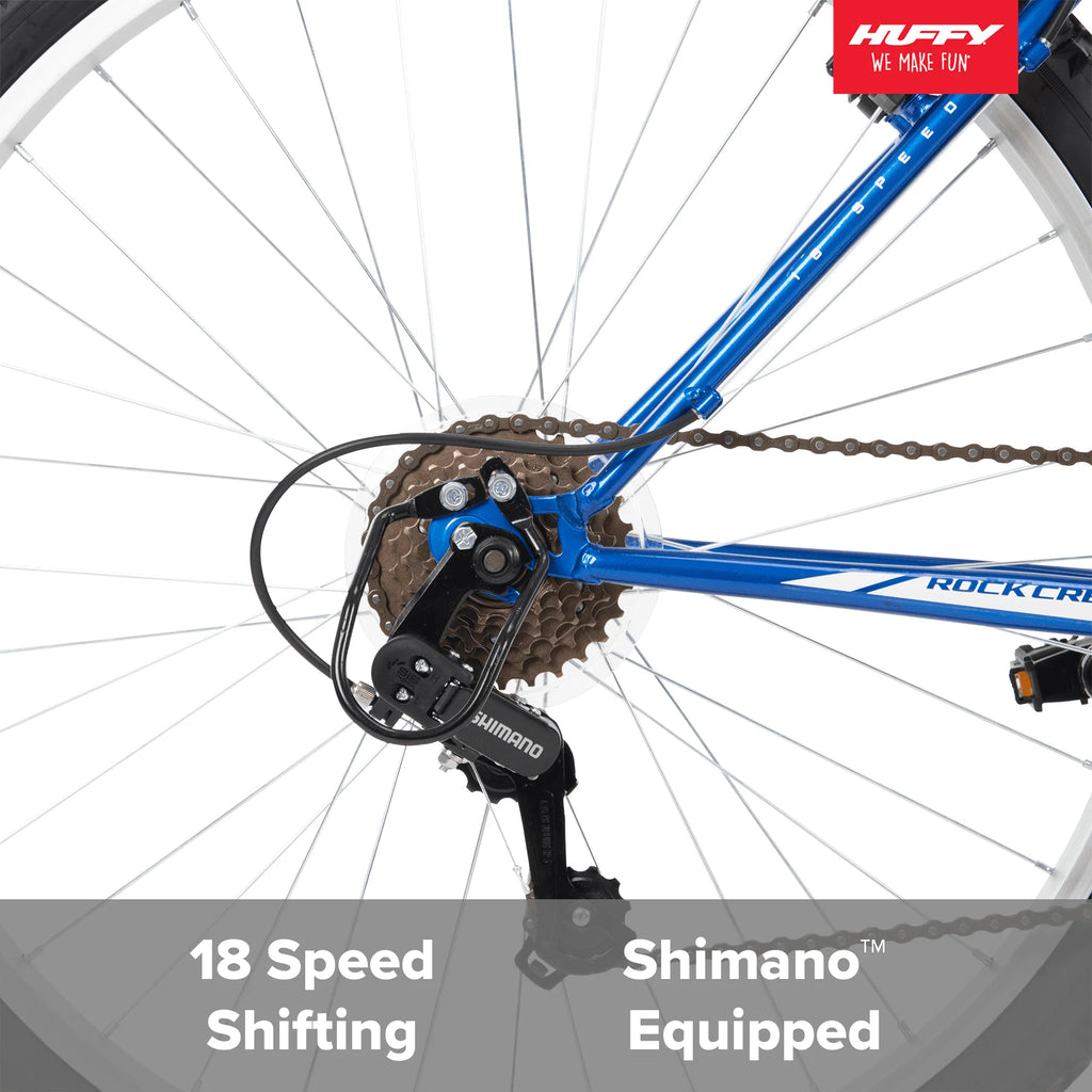 Huffy 26-inch Rock Creek Men's Mountain Bike, Blue K583