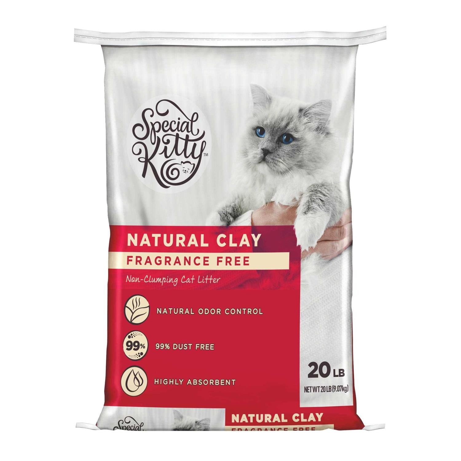 Special Kitty Unscented Non-Clumping Natural Clay Litter
