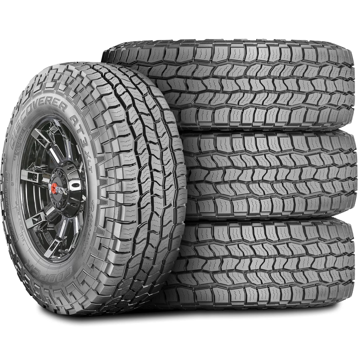 Set of 4 (FOUR) Cooper Discoverer AT3 XLT LT 305/70R17 Load E 10 Ply A/T All Terrain Tires