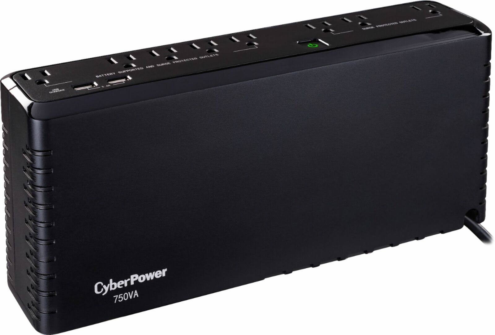 CyberPower - 750VA Battery Back-Up System - Black - Megean