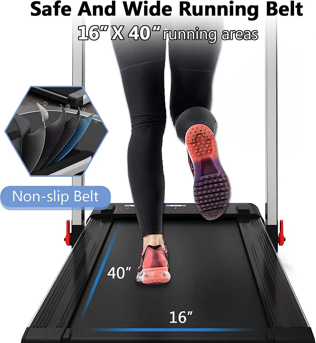 Under Desk Treadmill 2 in 1 Folding Portable Walking Electric with Remote Control S2694