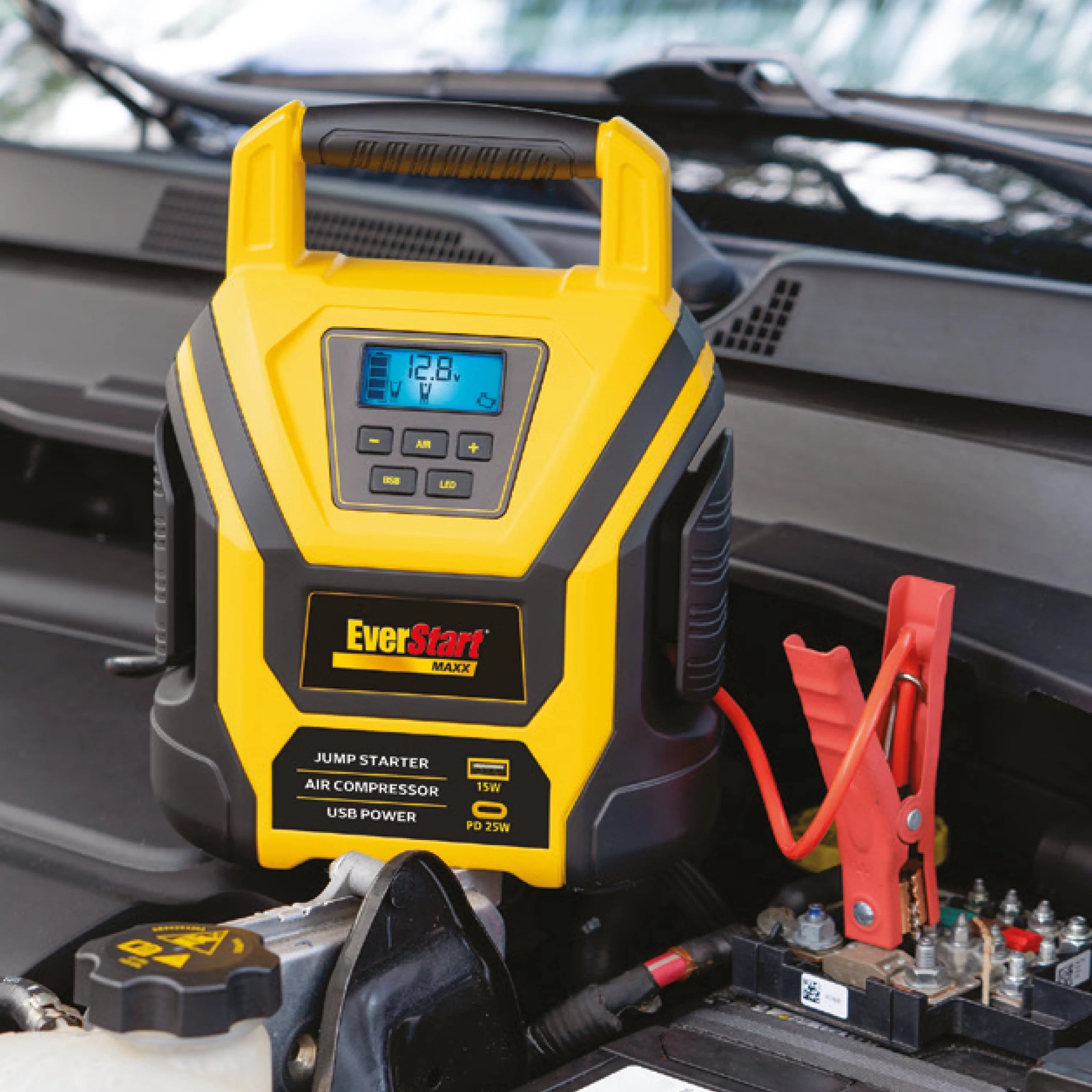 EverStart 1600 Amp Lithium Jump Starter with Air Compressor H167