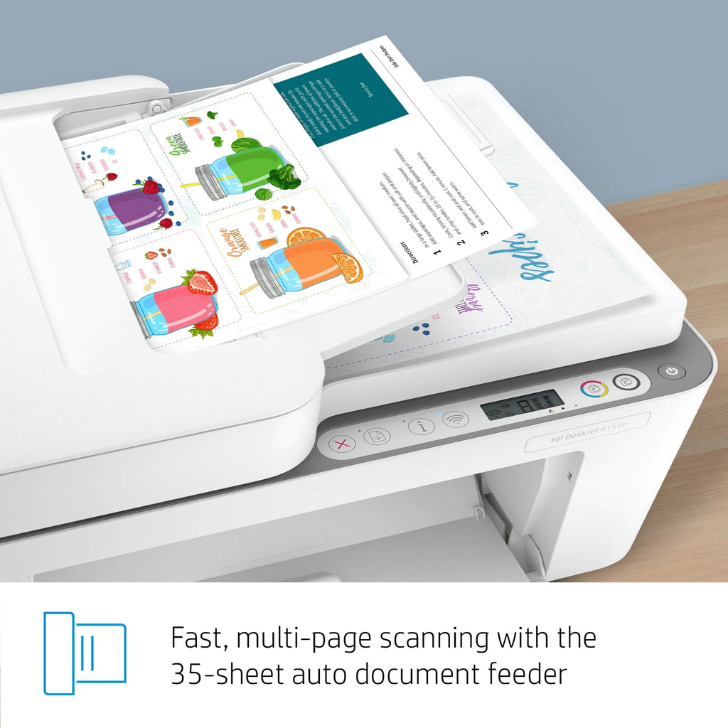HP DeskJet 4155e All-in-One Inkjet Printer J258