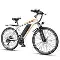 Jasion EBX 26 Electric Bike for Adults, 500W Brushless Motor Ebike, 36V 12.5Ah Removable Battery, Electric Mountain Bike with 21 Speed Gear, Front Fork Suspension