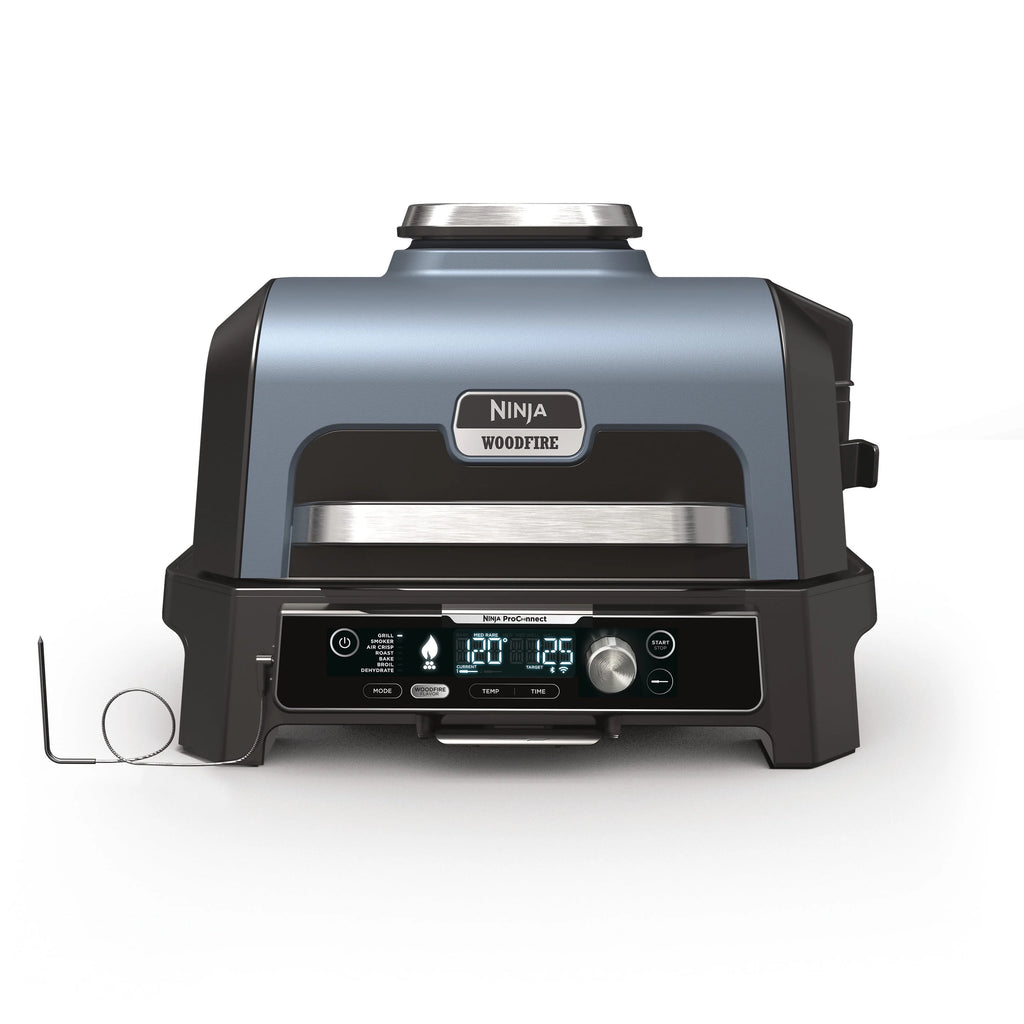 Ninja Woodfire ProConnect XL Outdoor 7-in-1 Grill & Smoker, App Enabled, Outdoor Air Fryer, Woodfire Technology, OG900