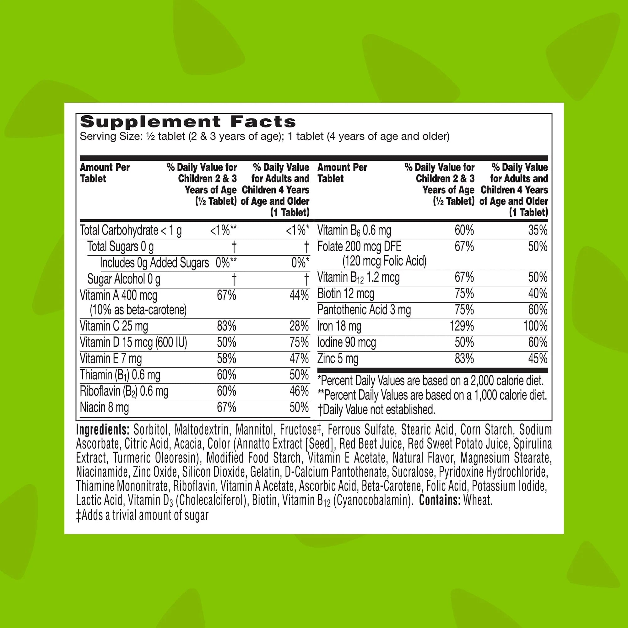 Flintstones Chewable Kids Vitamins with Iron, 90 Ct X54792