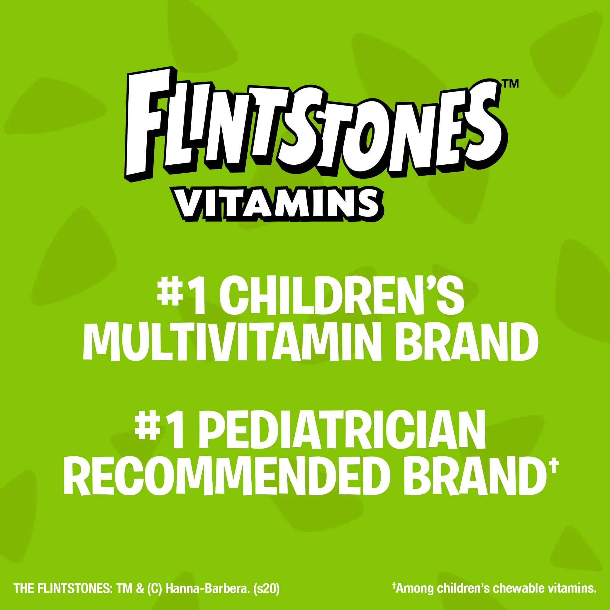 Flintstones Chewable Kids Vitamins with Iron, 90 Ct X54792