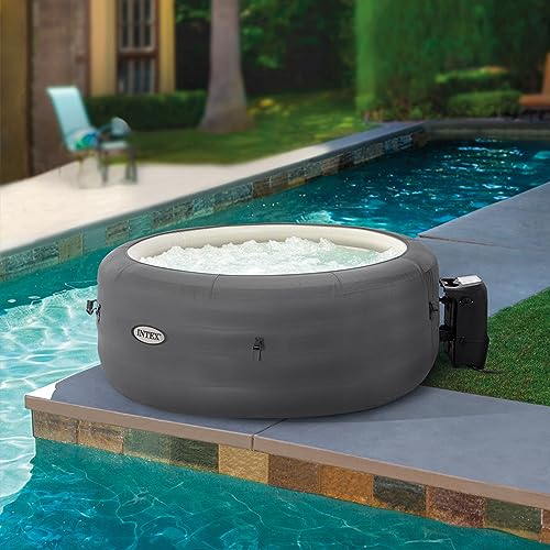 INTEX SimpleSpa Inflatable Hot Tub, 6 Person Jet Massage Spa with Pump and Cover S2086