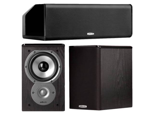 Polk Audio TSi100 3.0 Home Theater Speaker Bundle - Black S100696