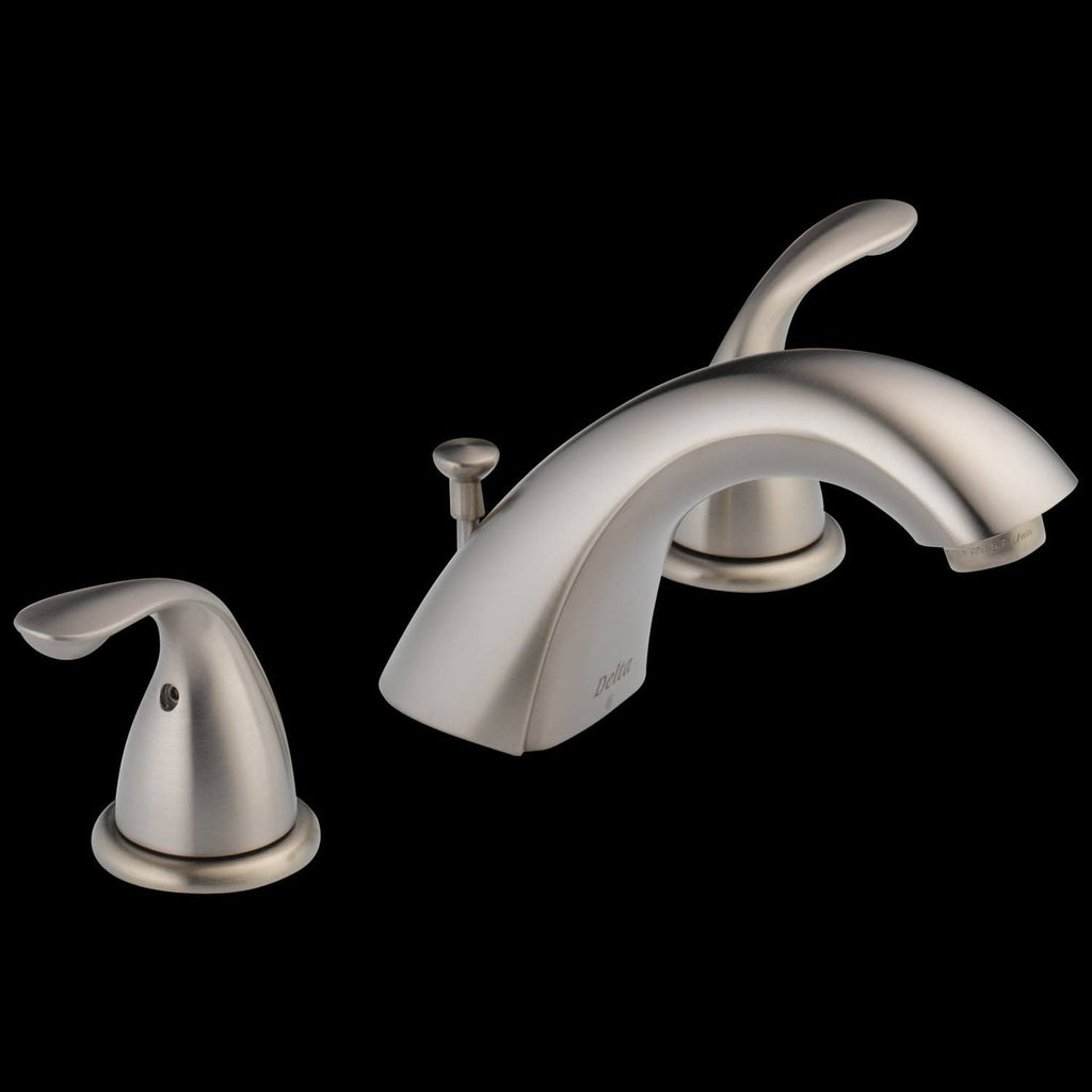 Delta 3530LF-SSMPU Classic Stainless Two Handle Widespread Faucet N4912
