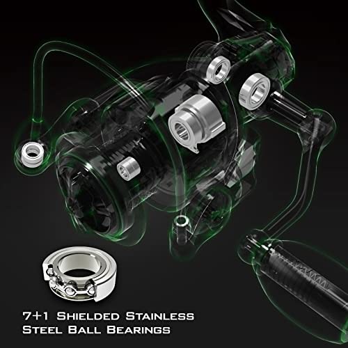 KastKing Spartacus II Fishing Reel Spinning Reel 22LBs Max Drag 7+1 Stainless BB Saltwater Freshwater G54182