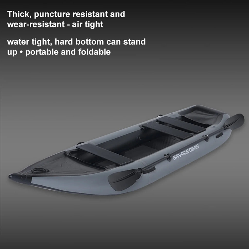 2 Person Inflatable Fishing Kayak with Pump, Paddle, and Repair Kit L2296