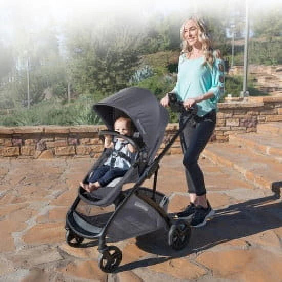 Baby Trend Sonar Switch 6-in-1 Modular Travel System with EZ-Lift PLUS Infant Car Seat, Desert Cloud Gray R573344