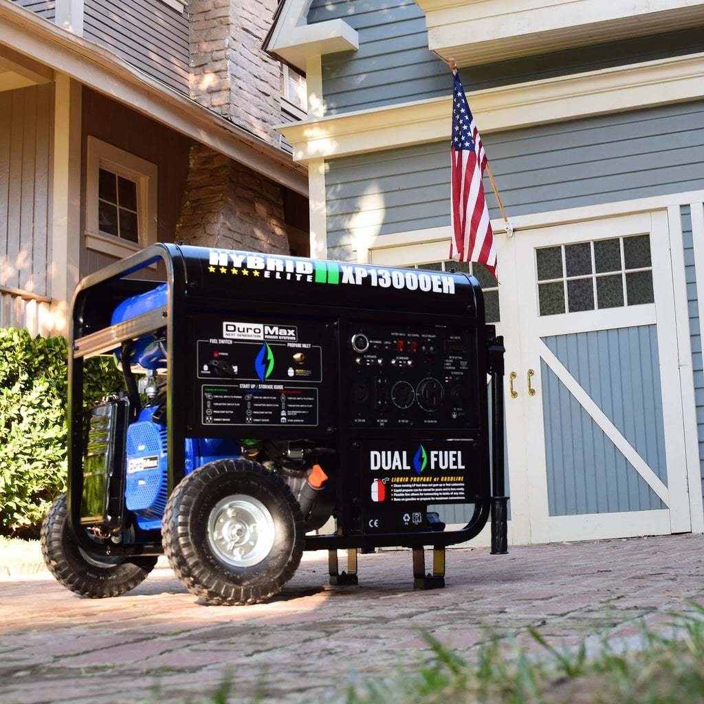DuroMax XP13000EH 13000-Watt 500cc Portable Hybrid Generator M66675