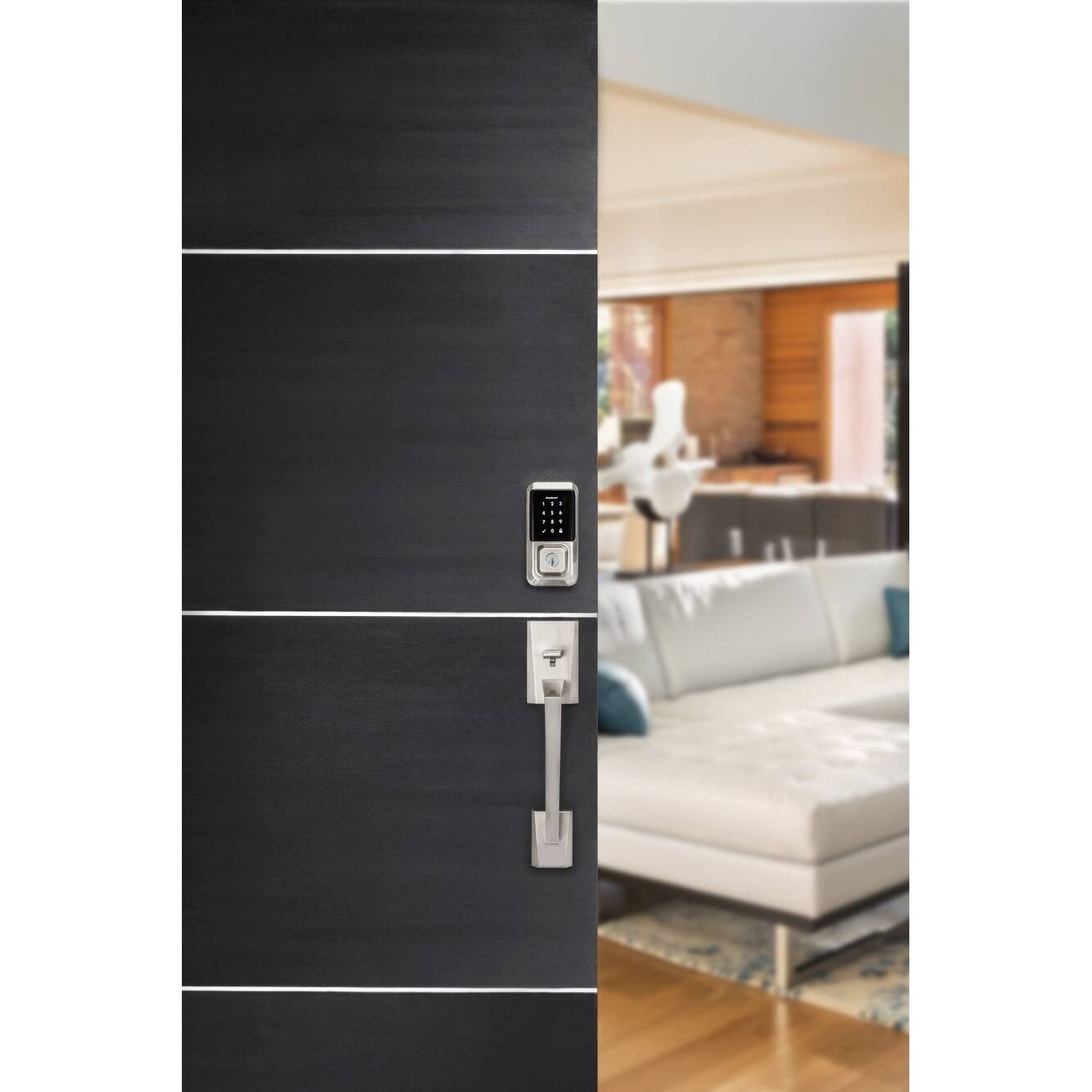 Kwikset Halo Touchscreen Wi-Fi Smart Lock Iron Black Y73191