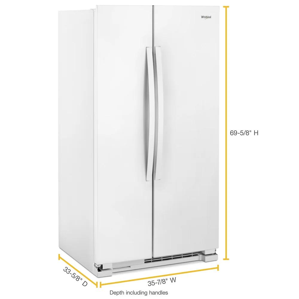 Whirlpool WRS315SNH 36" Side-by-Side Refrigerator, Stainless Steel S3149