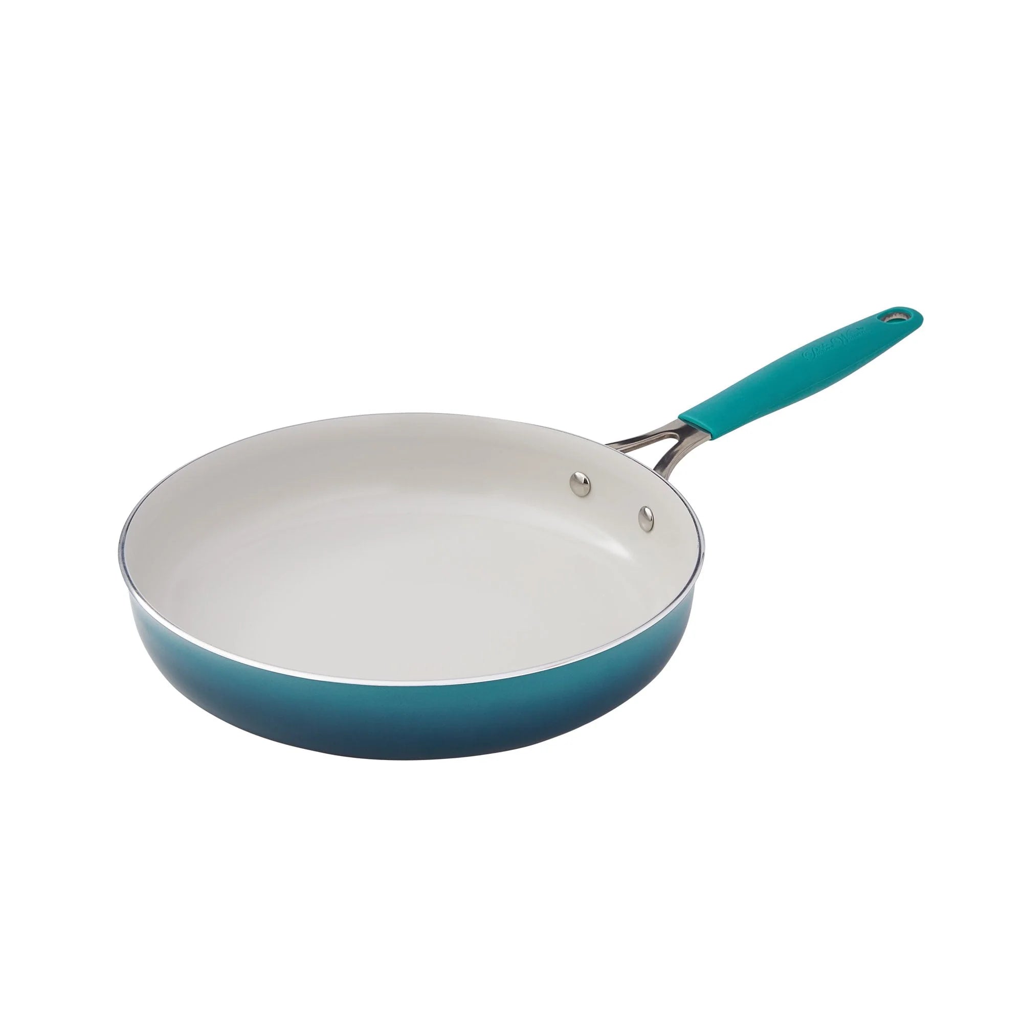 The Pioneer Woman 25 Piece Ceramic Nonstick Cookware Set, Ombre Teal T370