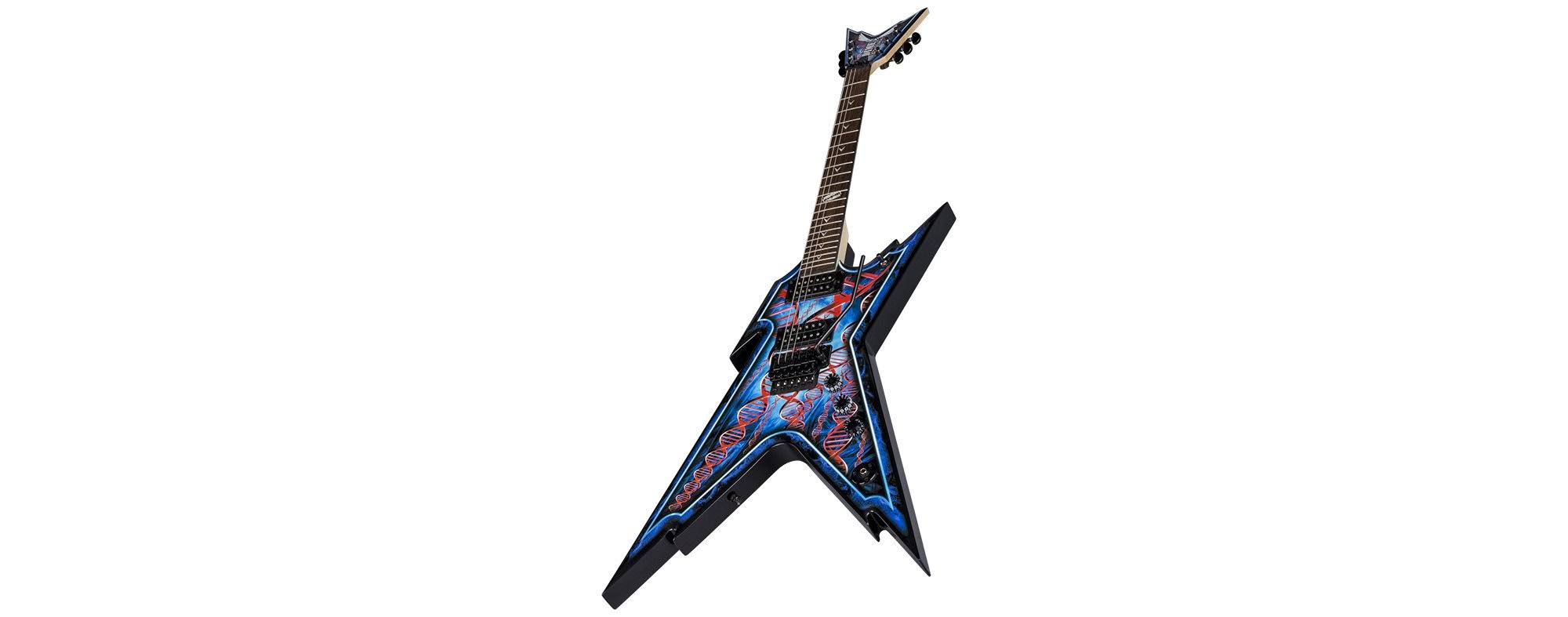 Dean Razorback DB Floyd Electric Guitar with Case P4594