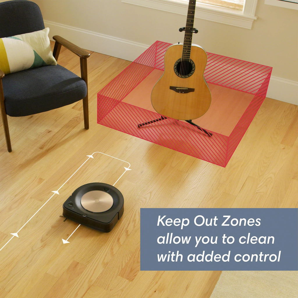 iRobot Roomba s9+ Self-Emptying Robot Vacuum with Smart Mapping P92039