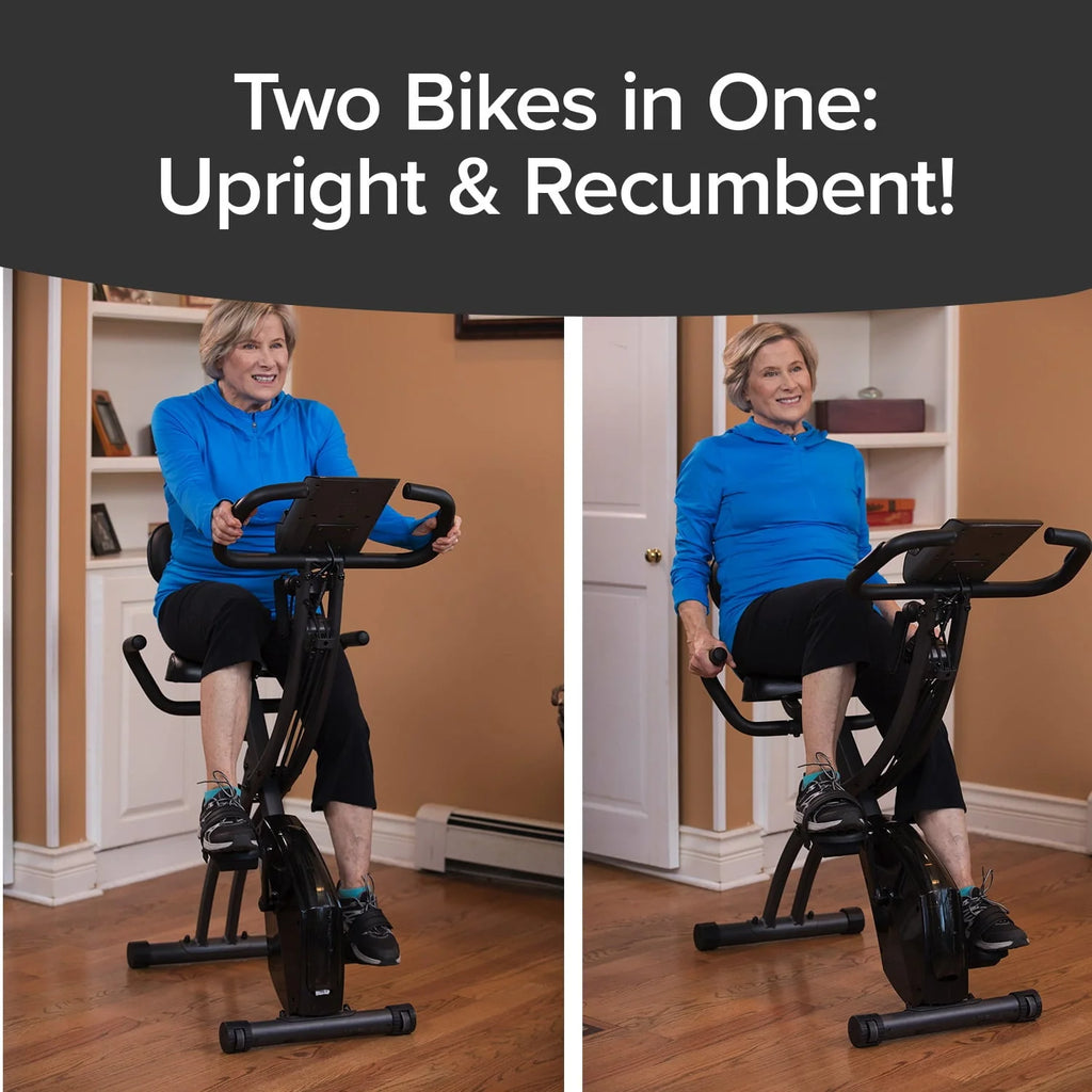 Slim Cycle Stationary Bike - Folding Indoor Exercise Bike C451889
