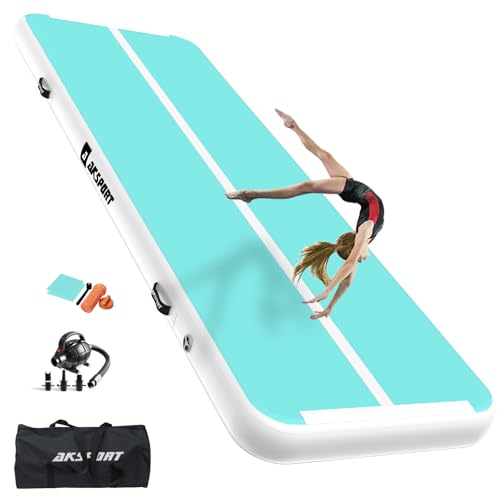 AKSPORT Gymnastics Air Mat Tumble Track with Air Pump A7907