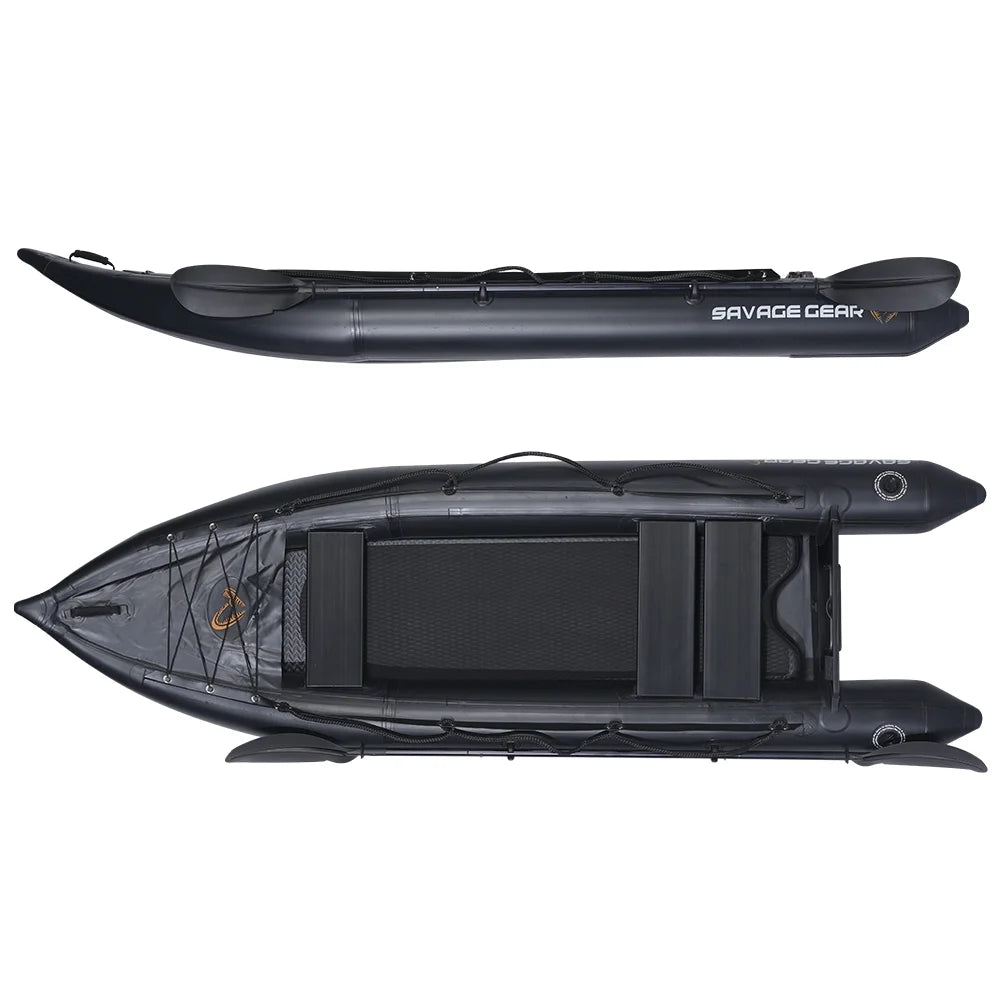 2 Person Inflatable Fishing Kayak with Pump, Paddle, and Repair Kit L2296