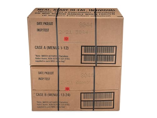 Wornick MRE Meals Ready to Eat 12 Pack Emergency Food Supply Y697