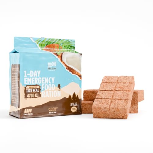 Emergency Food Supply 7-Day Chocolate Biscuit Bars Survival Kit A231664