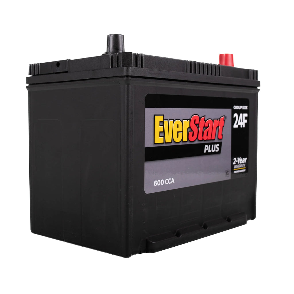 EverStart Plus Lead Acid Automotive Battery Group Size 24F 12V 600 CCA R365
