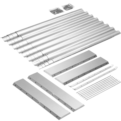 Land Guard 8×4×2 ft Galvanized Raised Garden Bed Kit for Vegetables D685