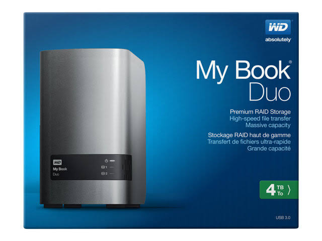 WD My Book Duo 12TB 2-Bay Desktop Hard Drive Array L930049