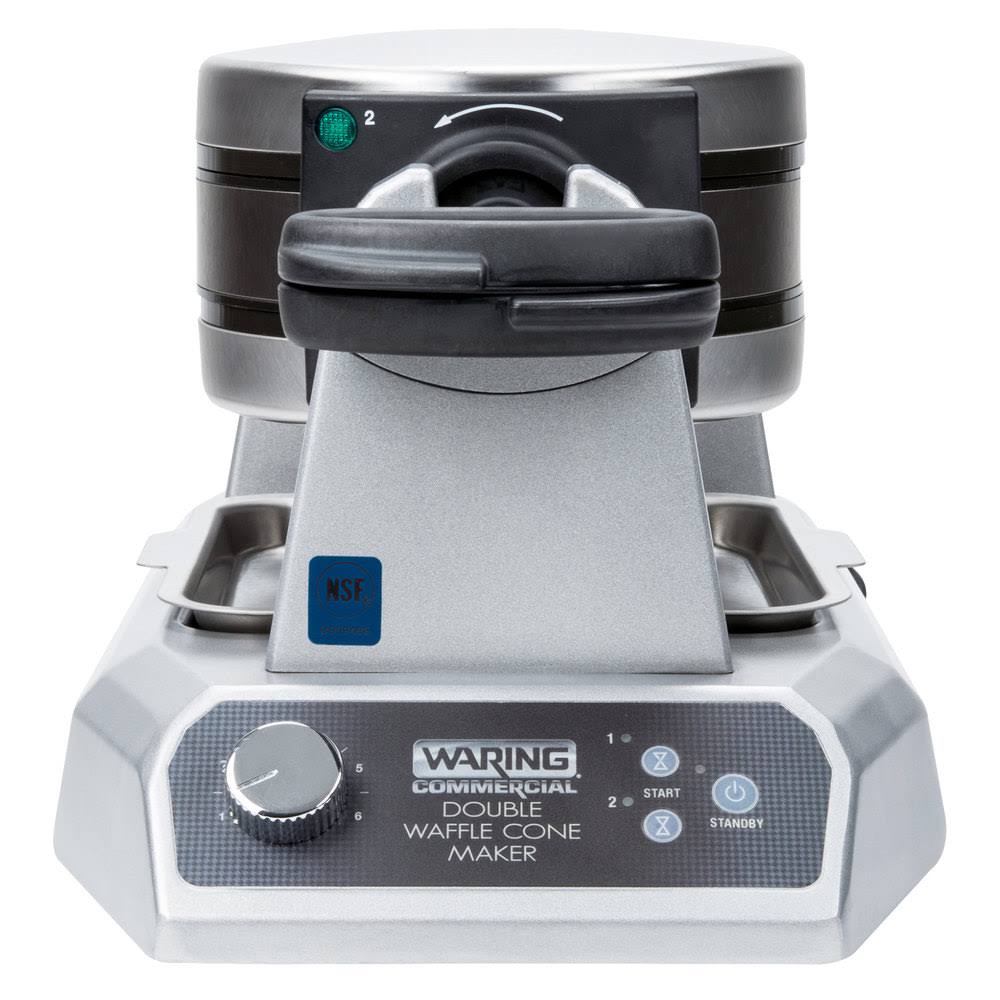 Waring WWCM200 Double Waffle Cone Maker - 120V P798243