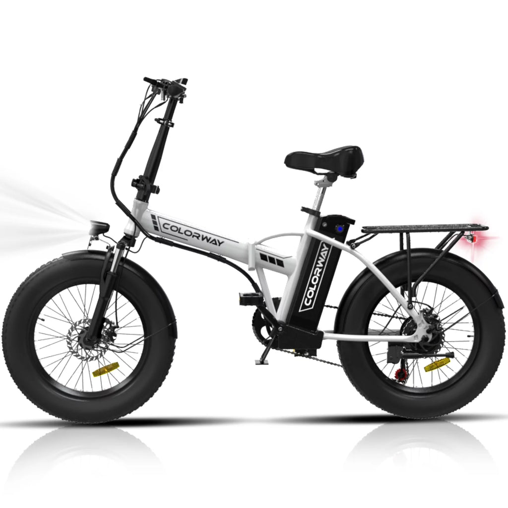 COLORWAY 20x3.0 Fat Tire Electric Bike, Foldable Mountain E-Bike with 500W Motor Y6526