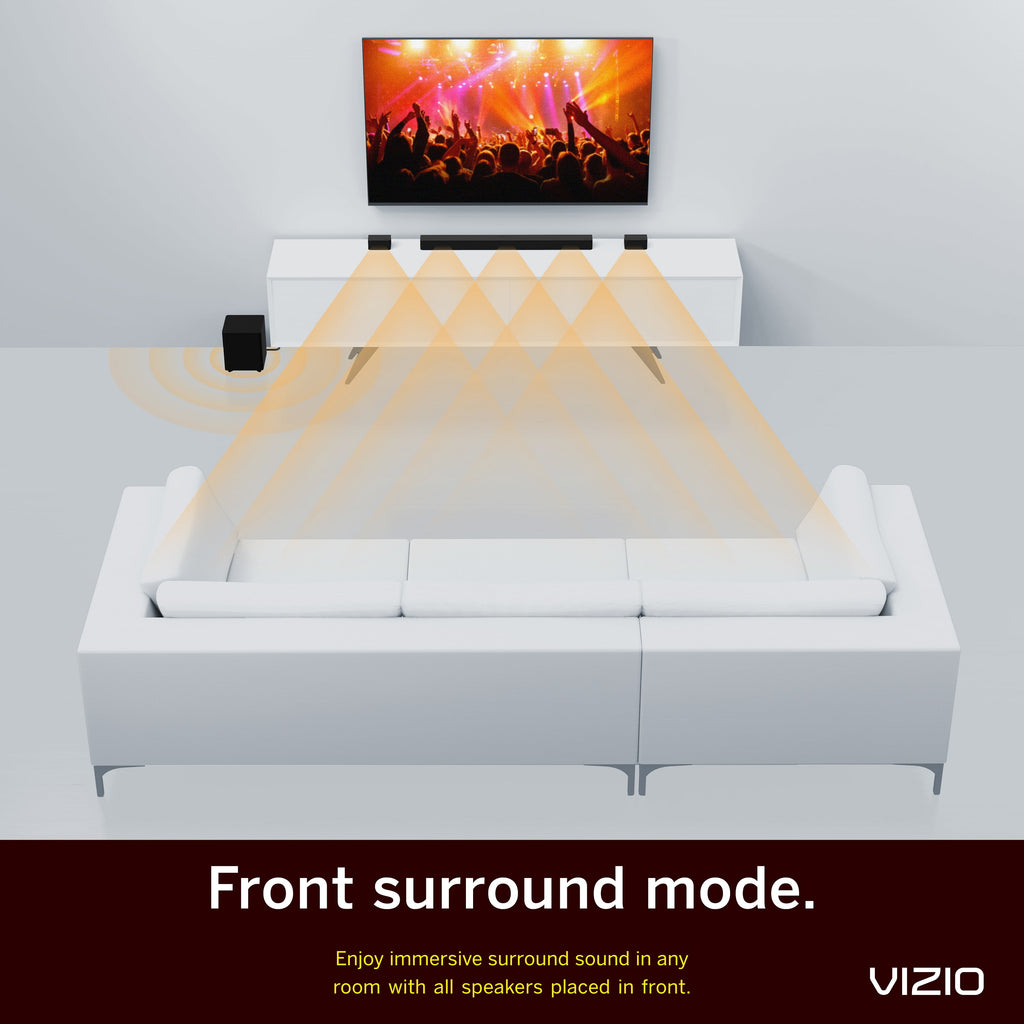 VIZIO V-Series 5.1 Sound Bar with DTS Virtual:X and Bluetooth B79742