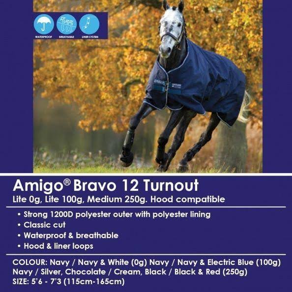 Amigo Bravo 12 Turnout Sheet A486