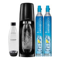 Sodastream Fizzi Sparkling Water Maker Bundle, Black - Megean